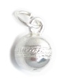 Cricket Ball charm i sterling silver .925 x 1 Crickets charm