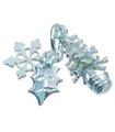 Christmas tree - Holly Leaf - Snowflake .925 Xmas festive charms