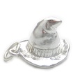 Fascino in argento sterling cappello delle streghe .925 x 1 cappelli da mago streghe maghi