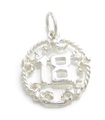 18e verjaardag sterling zilveren bedel .925 x 1 Happy Birthdays Charms