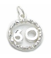 60 -årsdag hänge i sterlingsilver .925 Nummer Sixty 60 årsdag