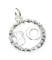 80th Birthday sterling silver charm .925 x 1 Aged Eighty charms