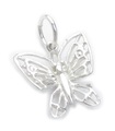 Butterfly sterling silver charm .925 x 1 Butterflies charms