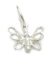 Motyl maleńki srebrny charms.925 x 1 Motyle owady charms