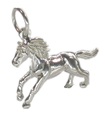 Horse sterling silver charm .925 x 1 Horses charms