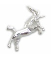 Unicorn charm i silver .925 x 1 Unicorns charms hänge