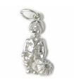 Lobster Fisherman and Pot sterling silver charm .925 x1 Lobsterman charms