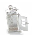 Opening Telephone Box sterling silver charm .925 x 1 Phone Boxes charms