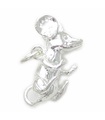 Maus - Ratte Sterling Silber Charm .925 x 1 Mäuse Ratten Charms