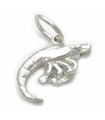 Ciondolo in argento sterling gamberetti gamberetti .925 x 1 Gamberetti gamberetti charms