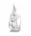 Dragon 2D charm i sterling silver .925 x 1 Dragons charm