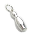 Bowling Pin Skittle berlock i sterling silver .925 x 1 berlocker