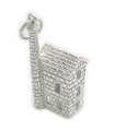 Cornish Tin Mine charm i sterling silver .925 x 1 Cornwall berlocker