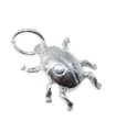 Breloque scarabée en argent sterling .925 x 1 Breloques scarabées et insectes