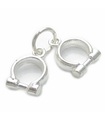 Manette - Charm in argento sterling Manacles .925 x 1 Restrizioni vecchio stile