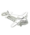 Breloque avion en argent sterling .925 x 1 Breloques Avions et Avion