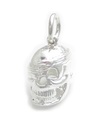 Skalle med bandage sterling silver charm .925 x 1 Skalls berlocker