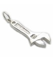 Wrench sterling silver charm .925 x 1 Spanners Wrench Tools charms