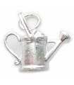 Charm de plata esterlina para regadera .925 x 1 Charms de jardinería