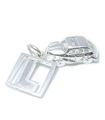 Bil och L skylt sterling silver charm .925 x 1 Learner Drivers charm