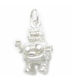 Robot sterling silver charm .925 x 1 Robots charm