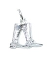 Botas de montar PEQUEÑO Charm de plata de ley .925 x 1 Charms de jinetes