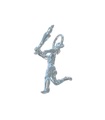  Torchbearer running sterling silver charm .925 x1 s charms