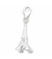 Eiffelturm Sterling Silber Charm .925 x 1 Frankreich Französisches Wahrzeichen