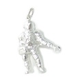 Astronaut sterling zilveren bedel .925 x 1 Space and Spaceman charms