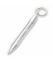 Penna sterling silver charm .925 x 1 Författarpennor Skriv charm