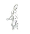 Captain Hook Pirate charm i sterling silver .925 x 1 Pirates charm