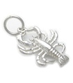 Lobster sterling silver charm .925 x 1 Lobsters charms