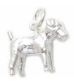 Jack Russell Terrier charm i sterling silver .925 x 1 Dogs Terrier