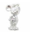 Charm de plata de ley de Mickey el Ratón - colgante .925 x 1 Charms de ratones