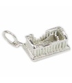 Parthenon Athens sterling silver charm .925 x 1 Landmark charms Greece