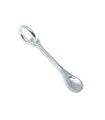 TINY Cucchiaio di legno charm in argento sterling .925 x 1 Charms da cucina