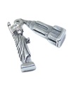 Statue of Liberty & Empire State Building sterling silver charm .925 x 1