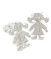 Mädchen Sterling Silber Ohrstecker .925 x1 Paar Mädchen Kinder Kinder