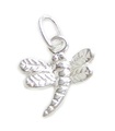 Dragonfly TINY charm i sterling silver .925 x 1 Dragon Fly insekter