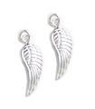 Pack of 2 Angel wings sterling silver charms .925 Protection