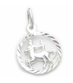 Sagittaire l'Archer breloque en argent sterling .925 x1 petites breloques du zodiaque