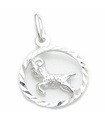 Widder der Widder Sterling Silber Charm .925 x 1 Kleine Sternzeichen Charms