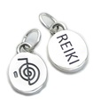 REIKI sterling zilveren bedel .925 x 1 Healing en levenskracht energie bedeltjes