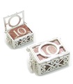 Money Box charm i silver .925 x 1 med äkta 10 shilling sedel