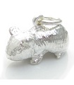 Breloque en argent sterling cochon d'Inde .925 x 1 Charms de cochons d'animaux de compagnie