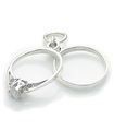 Wedding and Engagement Rings sterling silver charm .925 x 1 Charms