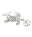 Tortoise sterling silver charm .925 x 1 Turtle Turtles Tortoises charm