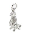 Erdmännchen Sterling Silber Charm .925 x 1 Meer Katze Erdmännchen Kat Charms