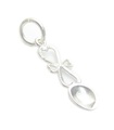 Love Sked charm i sterling silver .925 x 1 Lovespoon sked charm