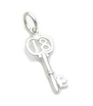 18 Birthday Key sterling silver charm .925 small 18th Birthdays Charms